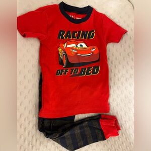 Pixar x carters racing off to bed lightening McQueen cars Jammie’s 3T pjs